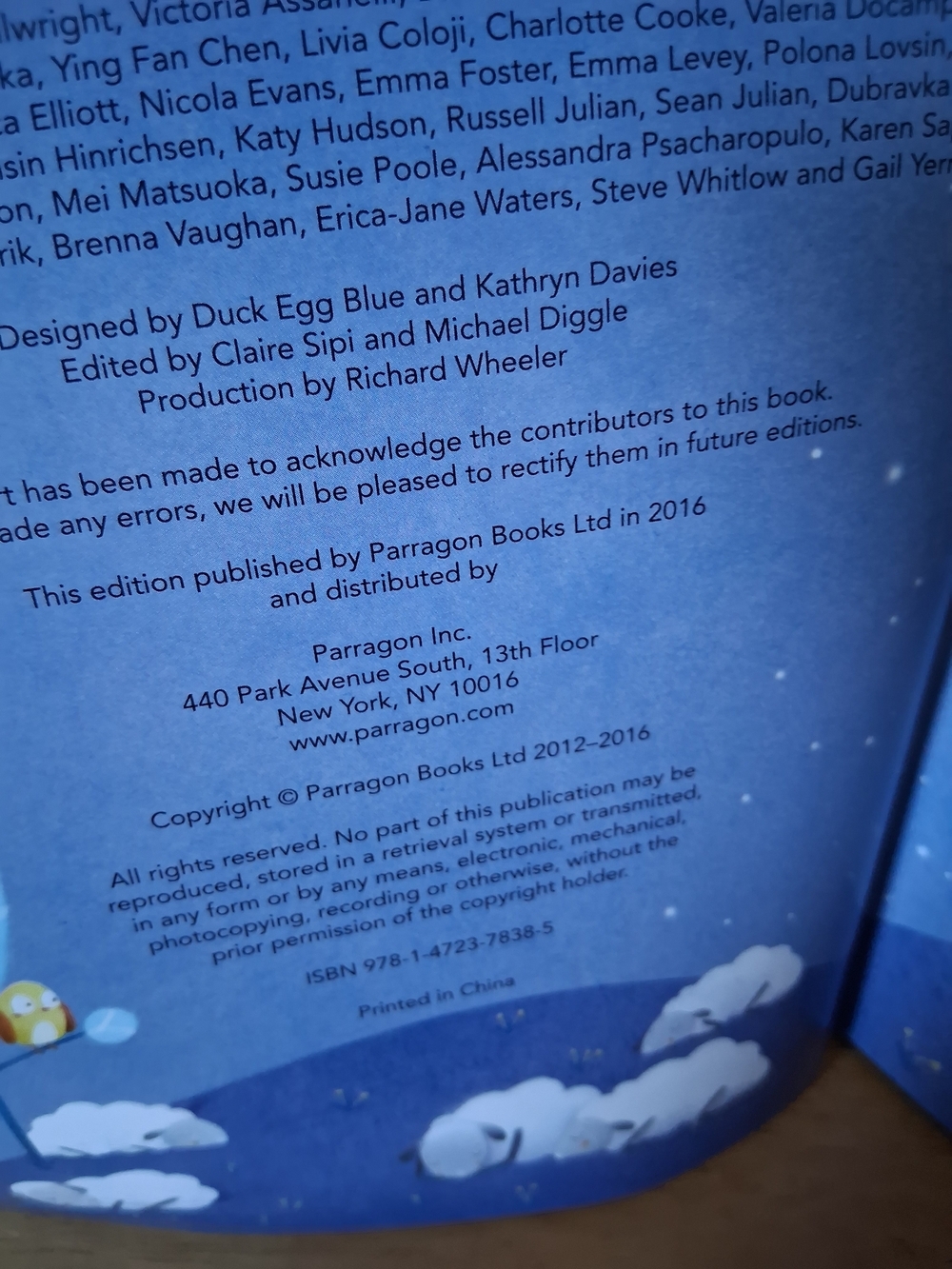 365 Bedtime Stories & Rhymes - Navy Blue Kids Book - Picture 4 of 4